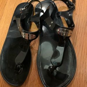 Micheal Kohrs Black Jelly Sandal